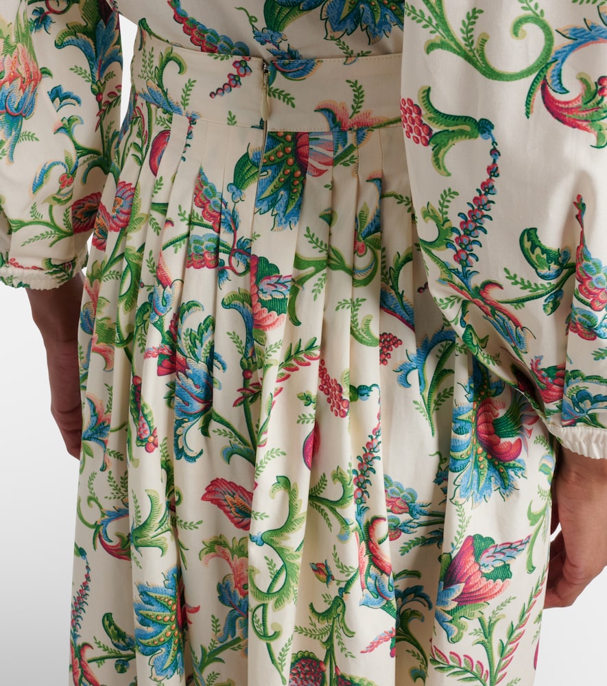  Etro Etro Floral Cotton Maxi Skirt 