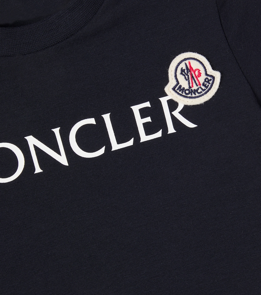  Moncler Enfant Moncler Enfant Baby - T-shirt In Jersey Di Cotone Con Logo 