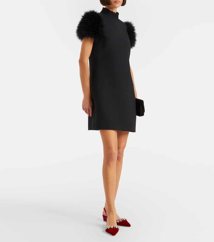 Bequila 30 Embellished Velvet Slingback Pumps