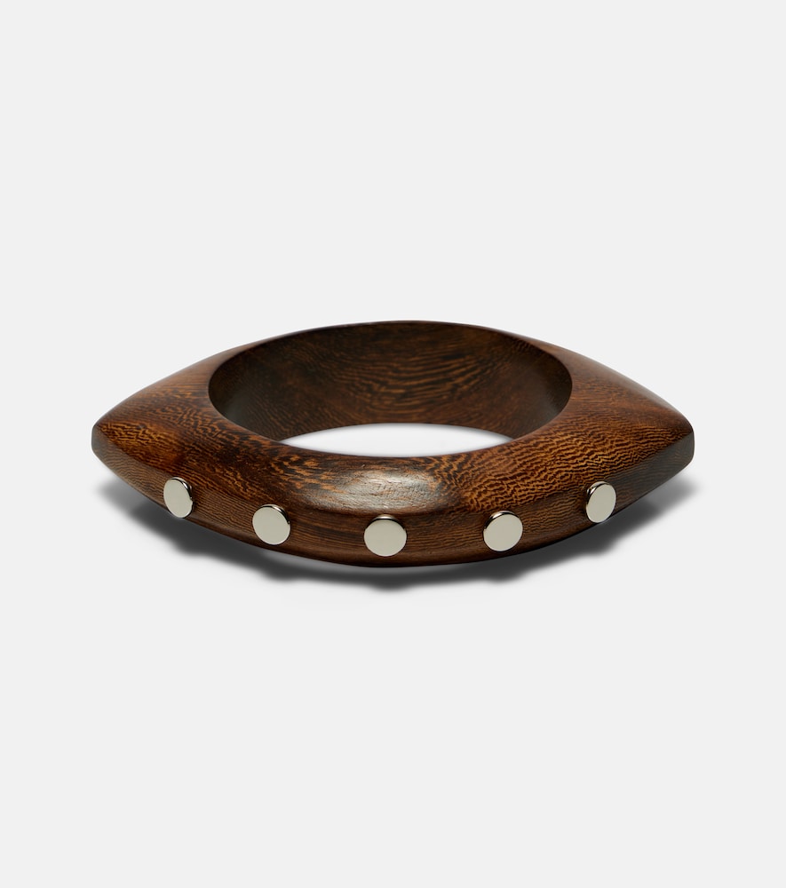  Isabel Marant Isabel Marant Layla Studded Wood Bangle 