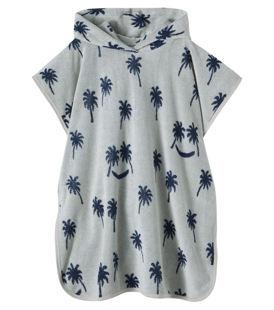 Molo Grey Cotton-Blend Terry Hooded Towel Y Size 10 - Mytheresa