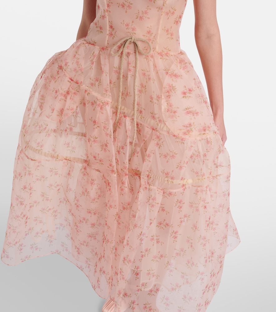  Simone Rocha Simone Rocha Midikleid Aus Organza 