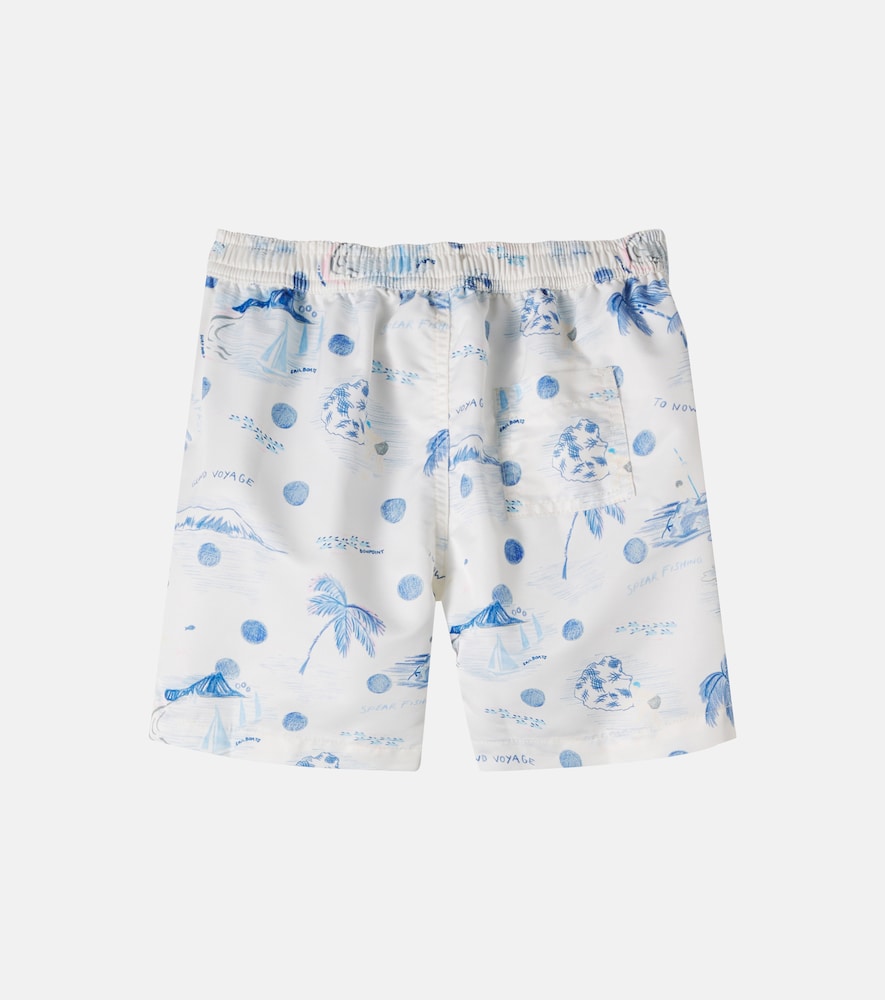  Bonpoint Bonpoint Short De Bain Ariel Imprimé 