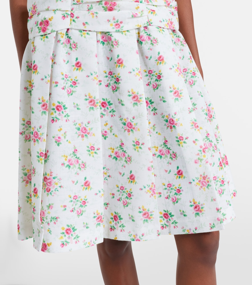  Shushu/tong Shushu/tong Floral Pleated Miniskirt 
