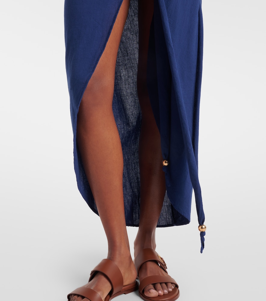  Melissa Odabash Melissa Odabash Pareo Winnie Cr Aus Baumwolle Und Leinen 