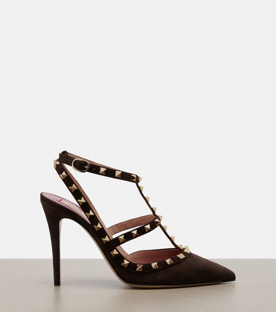 Garavani Rockstud Suede Pumps