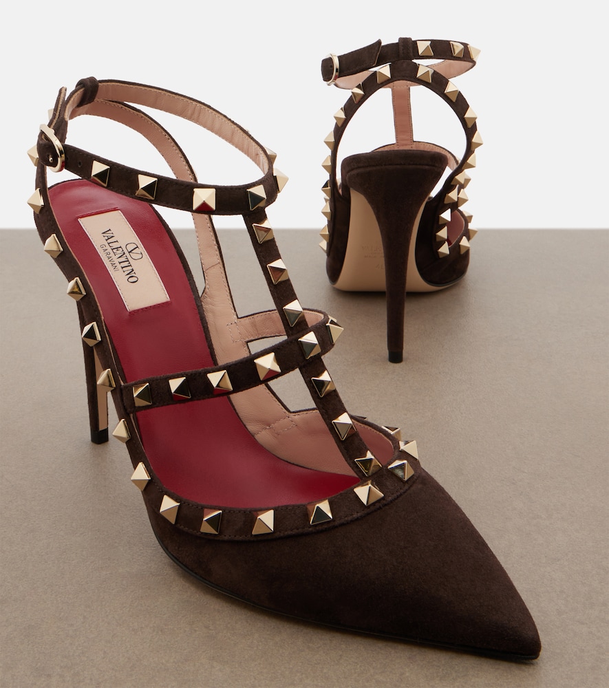 Garavani Rockstud Suede Pumps