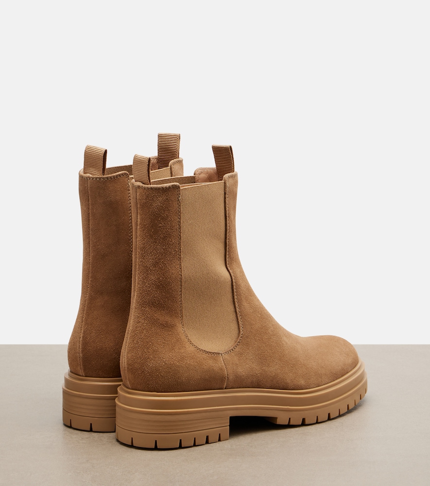  Gianvito Rossi Gianvito Rossi Chelsea Boots Chester Aus Veloursleder 