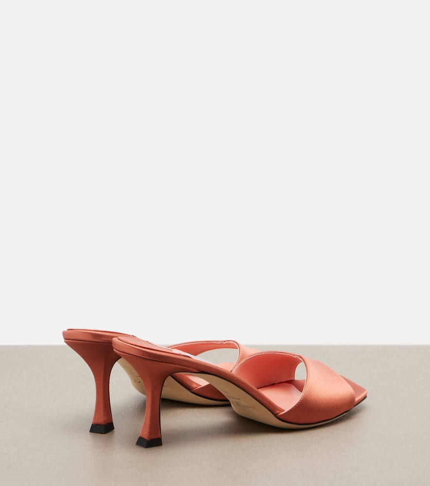  Jimmy Choo Jimmy Choo Skye Satin Mules 