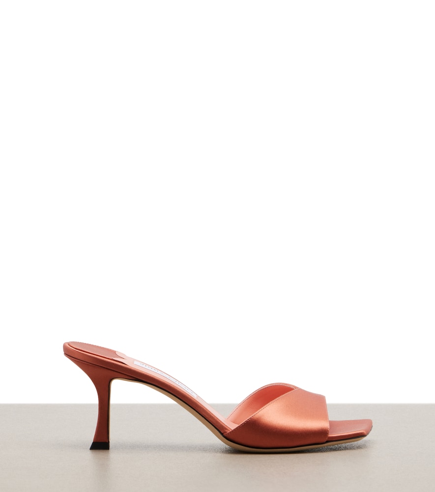  Jimmy Choo Jimmy Choo Skye Satin Mules 