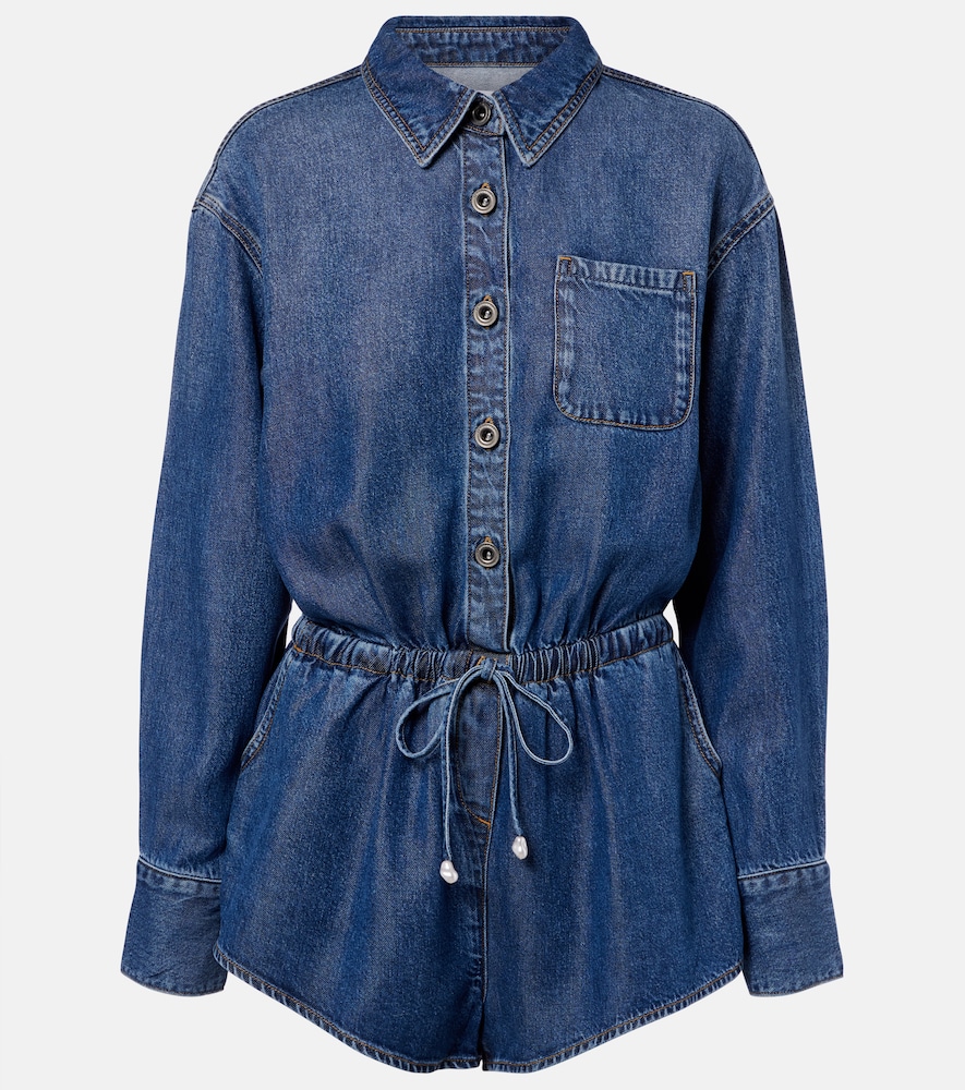 Playsuit aus Denim