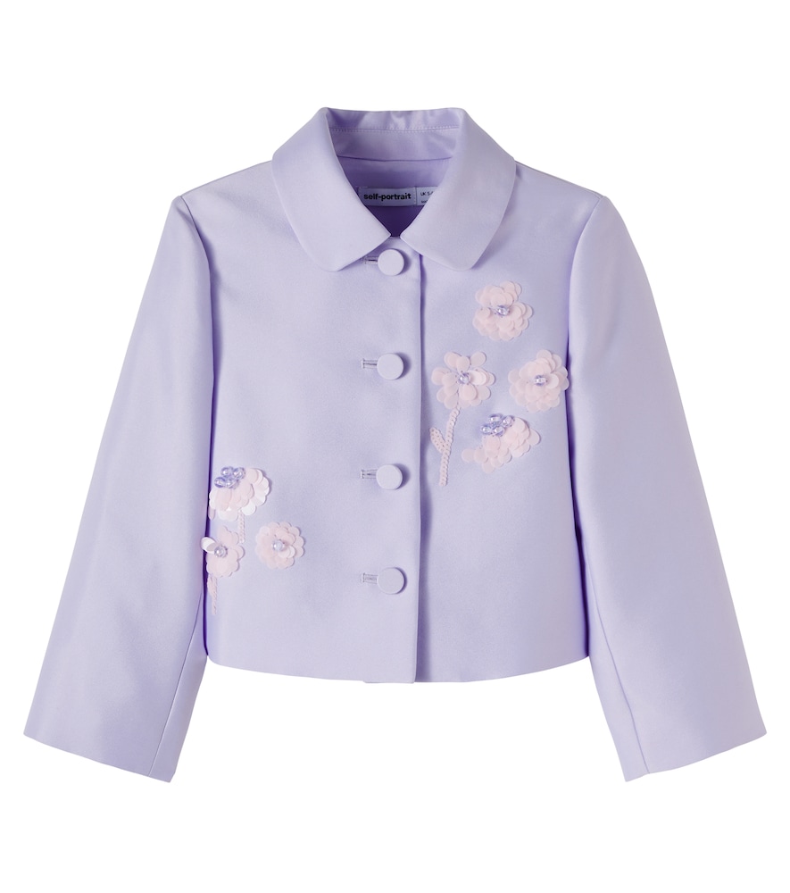 Verzierte Jacke aus Taft