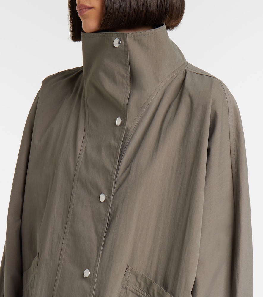 Oversized Cotton-Blend Jacket
