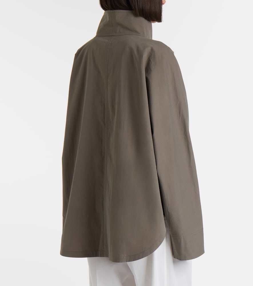Oversized Cotton-Blend Jacket