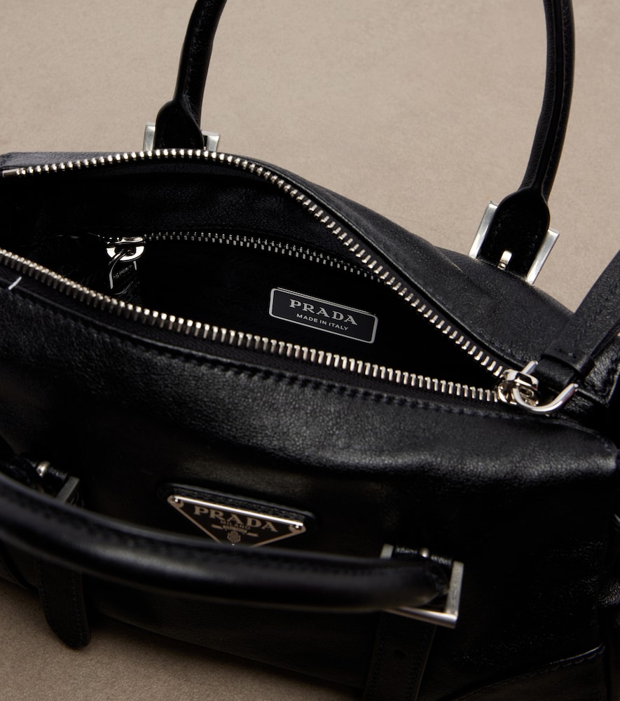 Prada Bonnie Small Leather Top-Handle Bag
