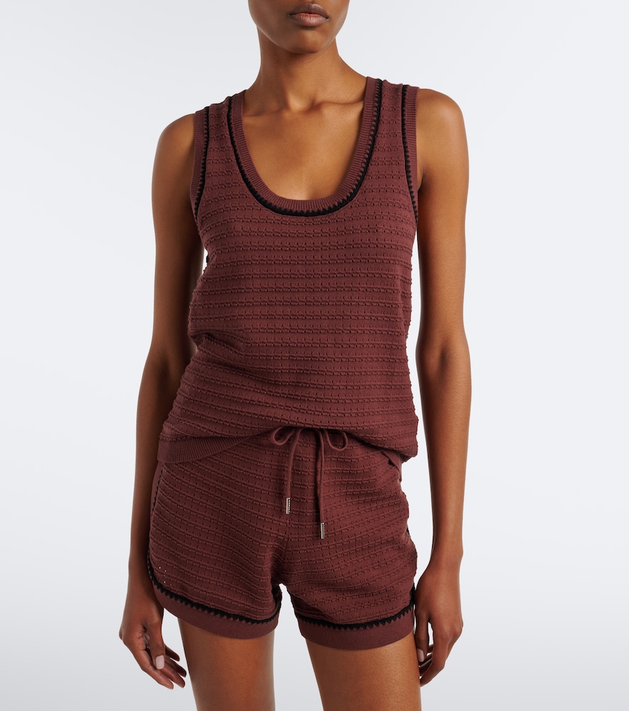 Varley Gideon pointelle cotton tank top | Thumbnail 5