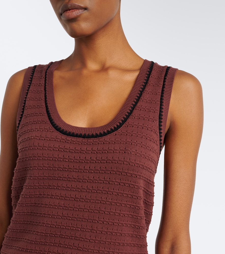 Varley Gideon pointelle cotton tank top | Thumbnail 3