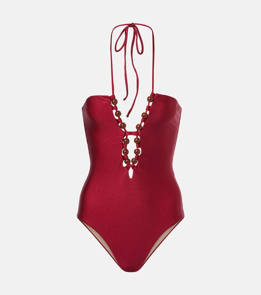 Costume intero con perline