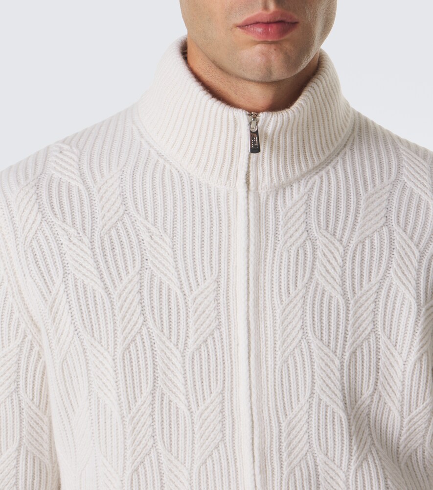 Cable-Knit Cashmere Cardigan