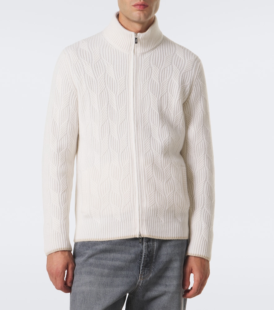 Cable-Knit Cashmere Cardigan