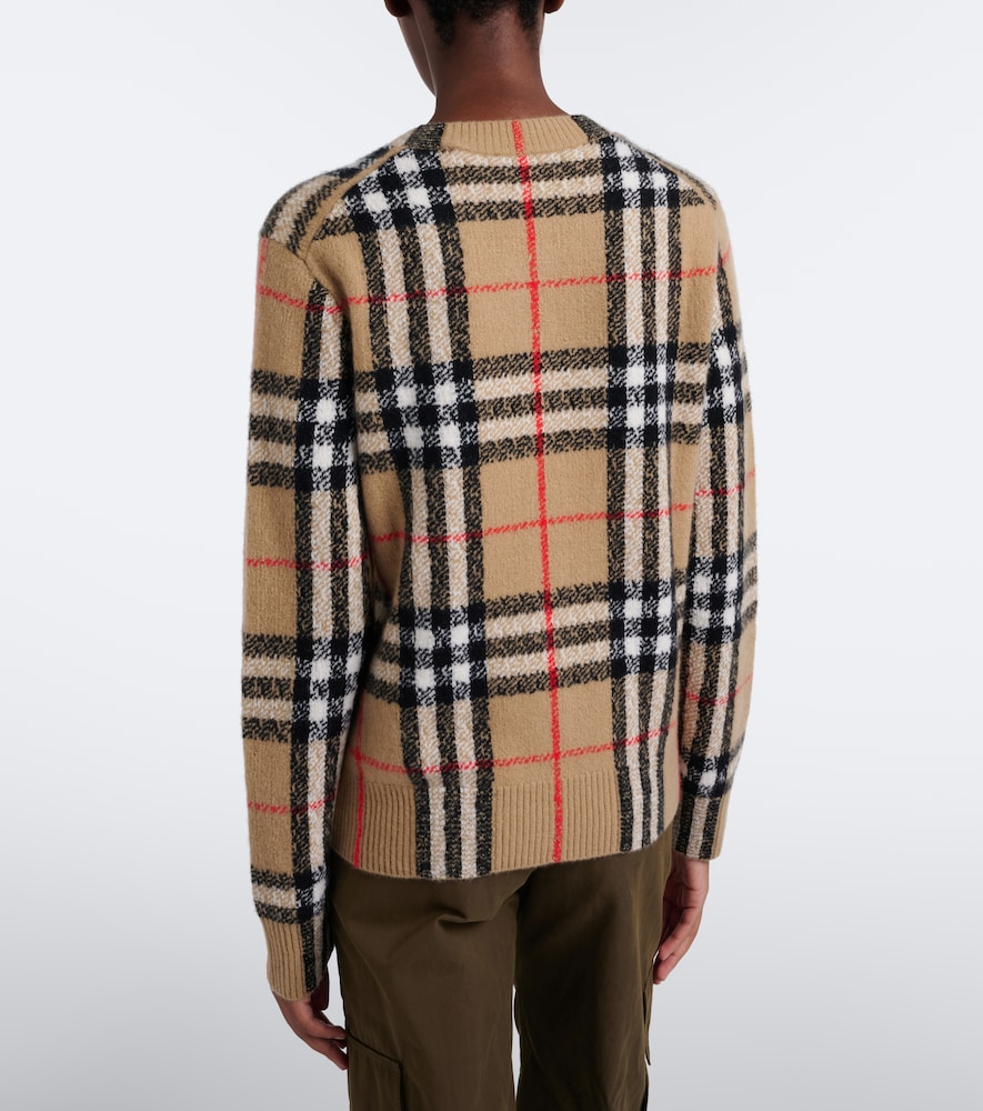 Burberry Check Cashmere Cardigan