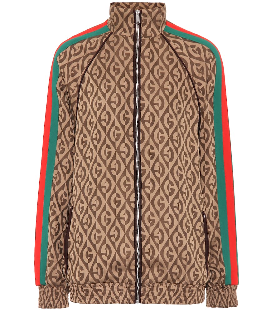 Gucci Jackets G RHOMBUS JACQUARD TRACK JACKET