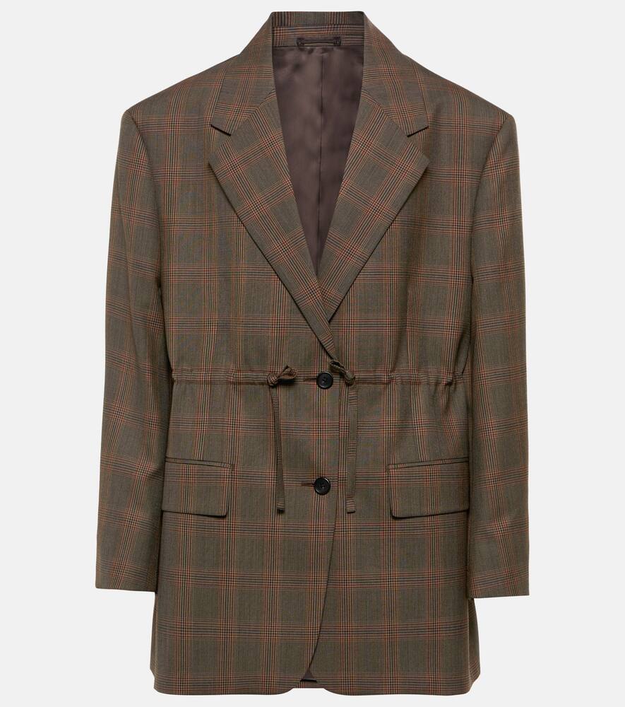 Prada Checked wool blazer