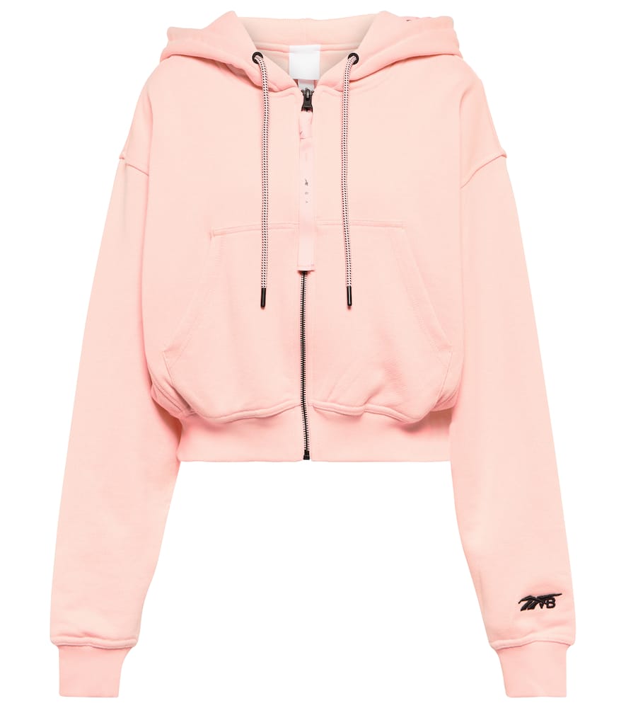 Reebok x Victoria Beckham x Reebok cropped cotton hoodie