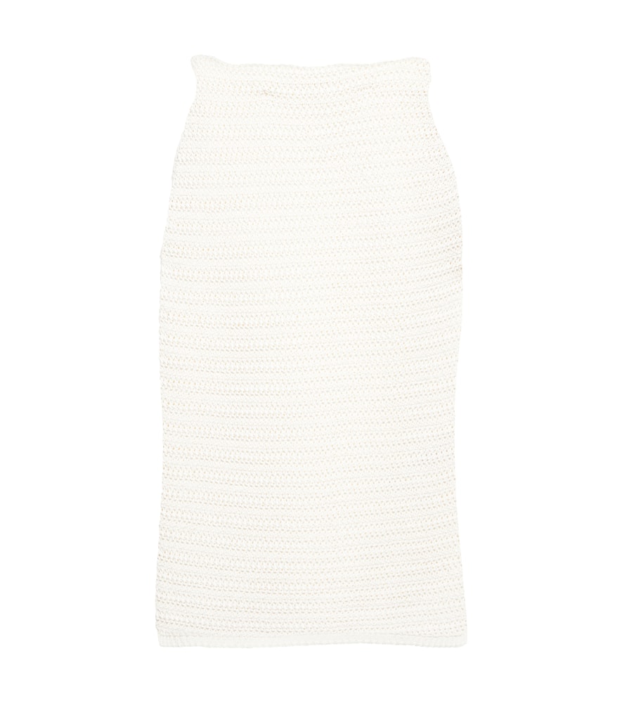 Modern Textures crochet pencil skirt