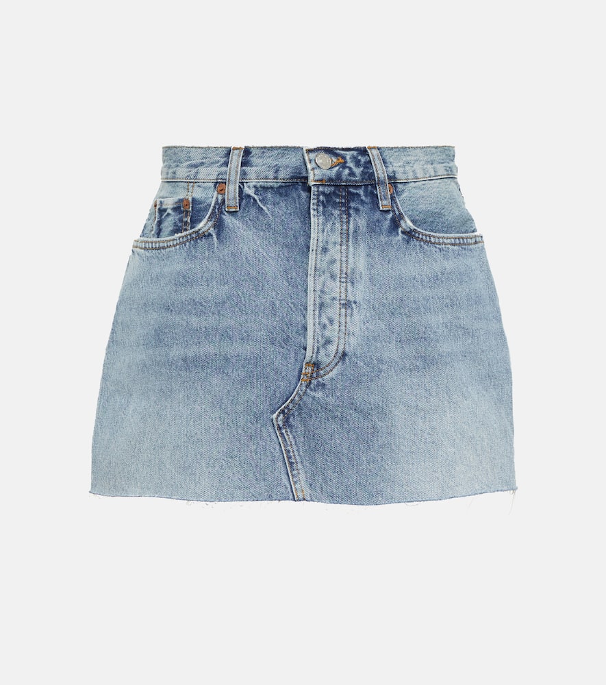 Re/Done 90s denim miniskirt