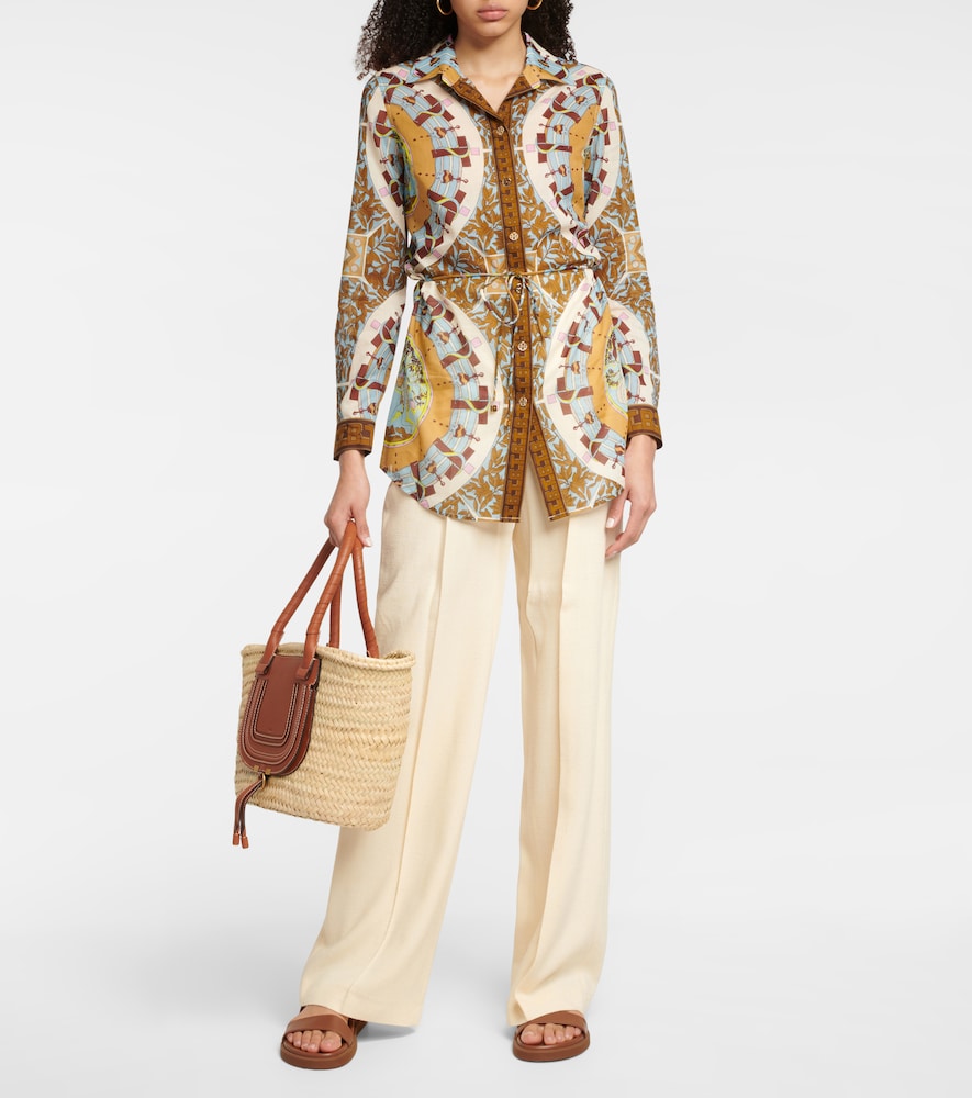  Tory Burch Tory Burch Belted Cotton Top 