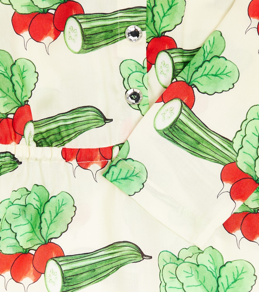 Mini Rodini Veggie Dress In Multicoloured
