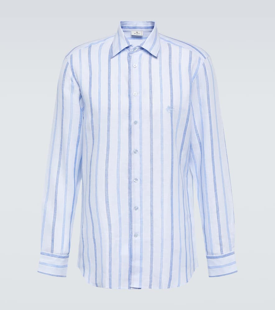 Etro Striped linen shirt