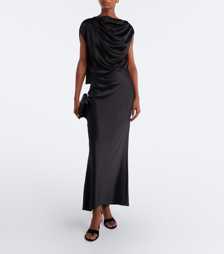 Draped One-Shoulder Top