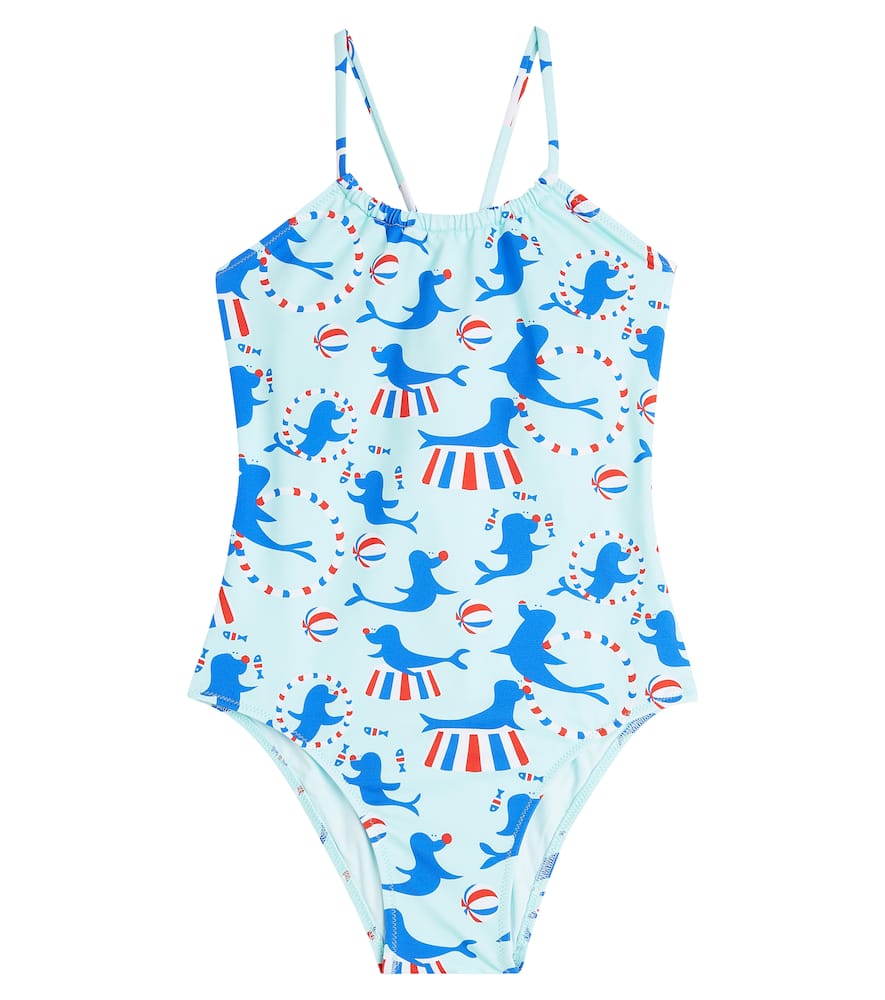 Vilebrequin Kids Gazette printed swimsuit