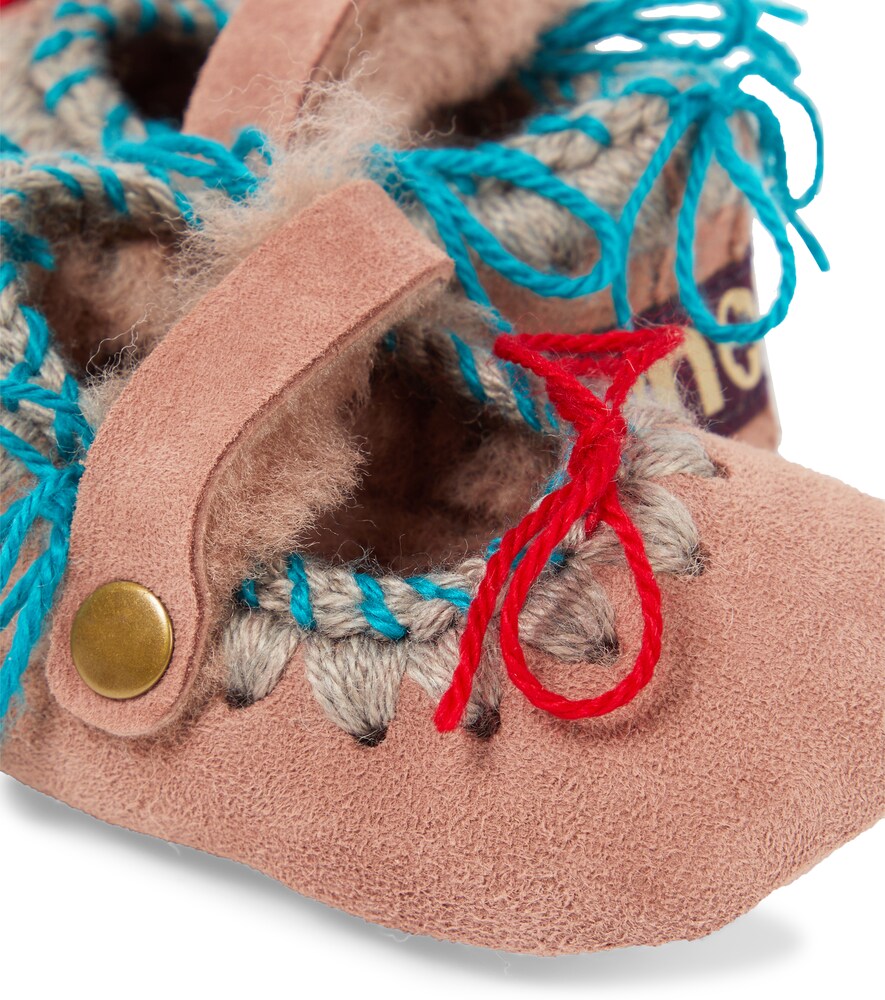  Mou Kids Mou Kids Baby Suede Ballet Flats 
