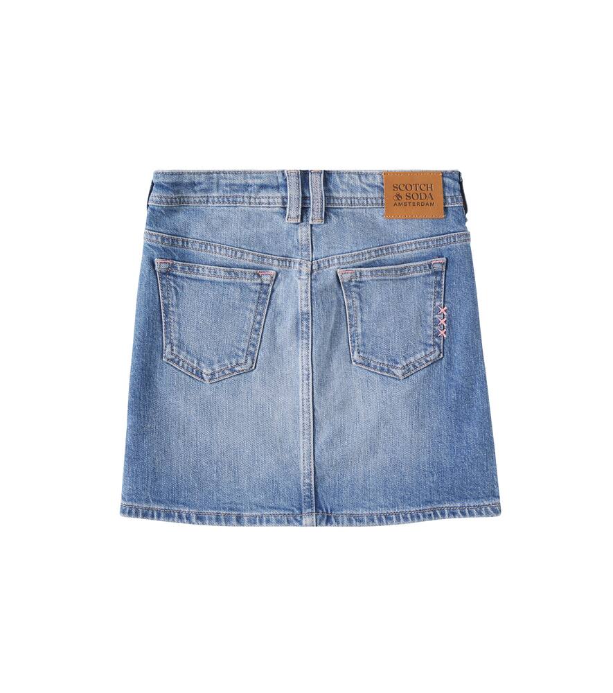 Scotch & Soda Denim Skirt In Blue