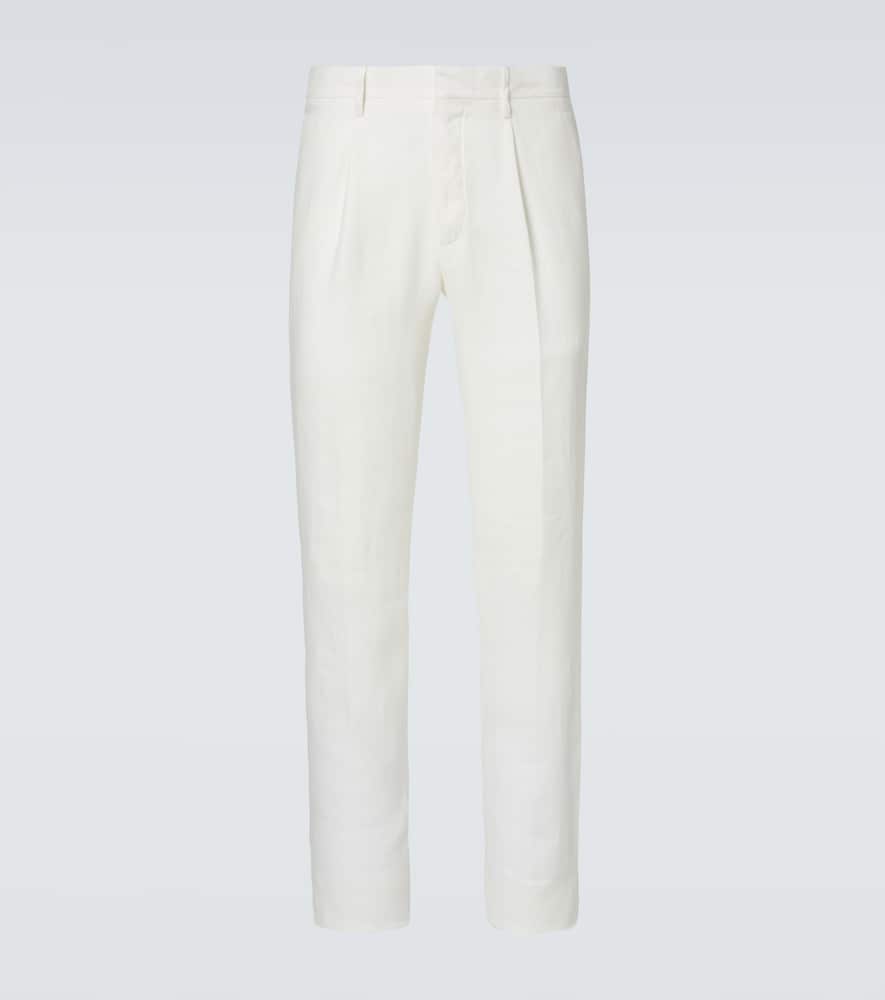 Lardini Linen straight pants