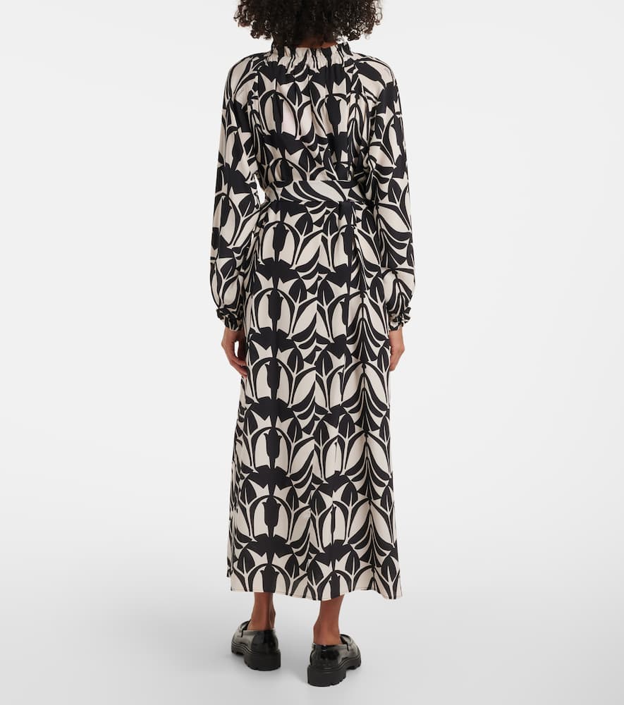 La Doublej 'cerere' Crepe De Chine Dress In Black