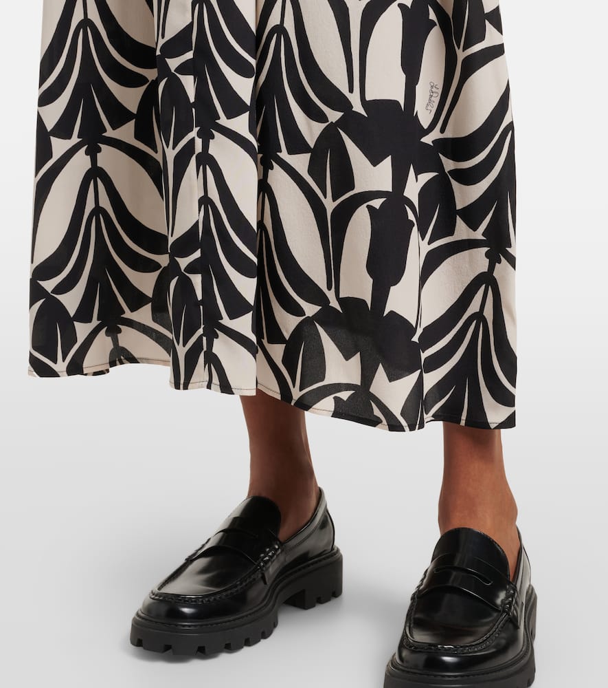 La Doublej 'cerere' Crepe De Chine Dress In Black