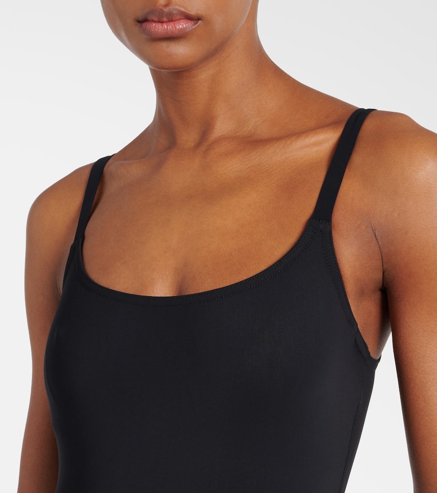 Karla Colletto Kia Belted Swimsuit In  Black/white