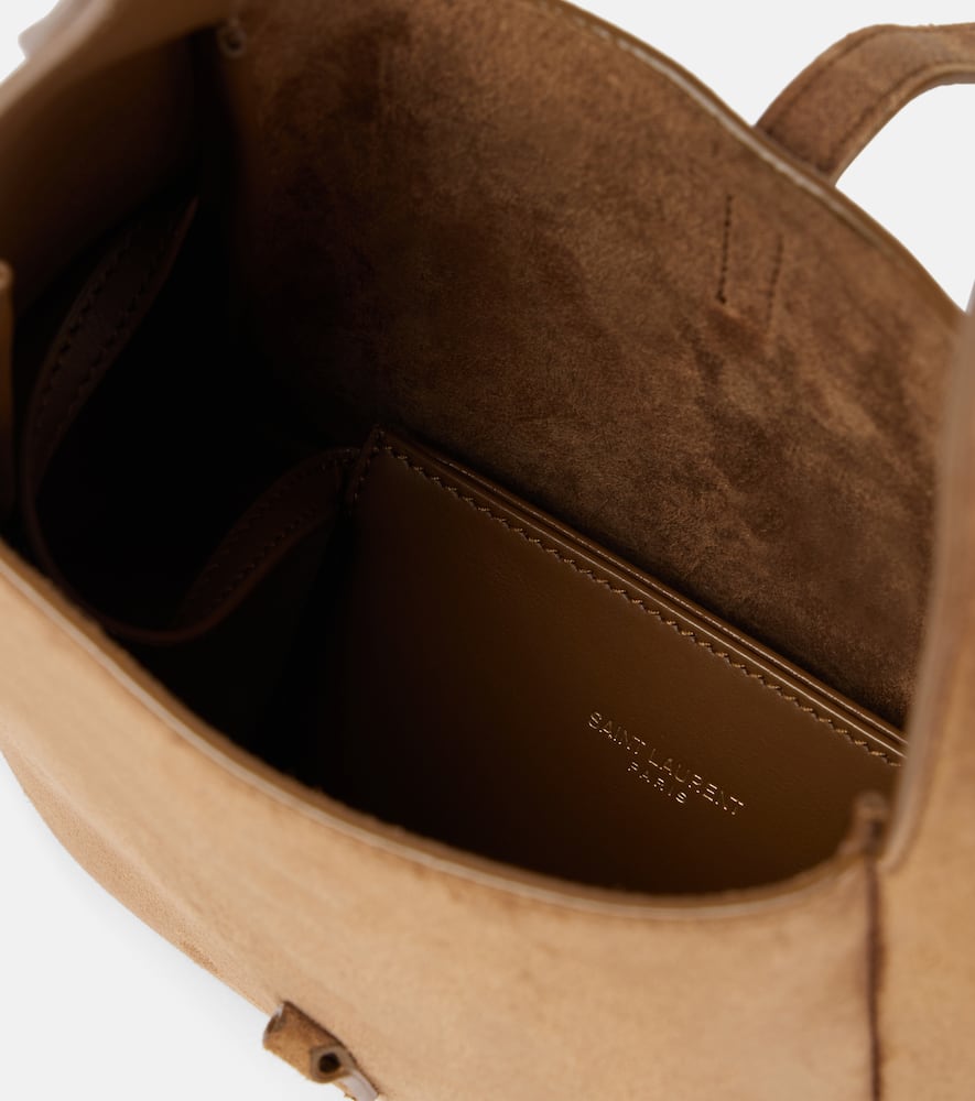 SAINT LAURENT LE 5 À 7 SUPPLE BABY SUEDE SHOULDER BAG