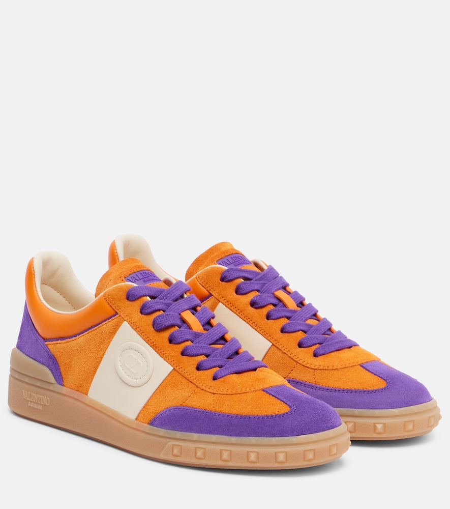 Valentino Garavani Women's Orange Upvillage Suede Sneakers UK Size 4 - Mytheresa