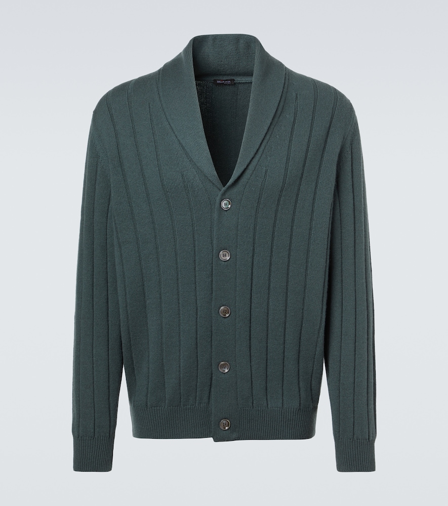 Kiton Rib Knitted Cashmere Cardigan