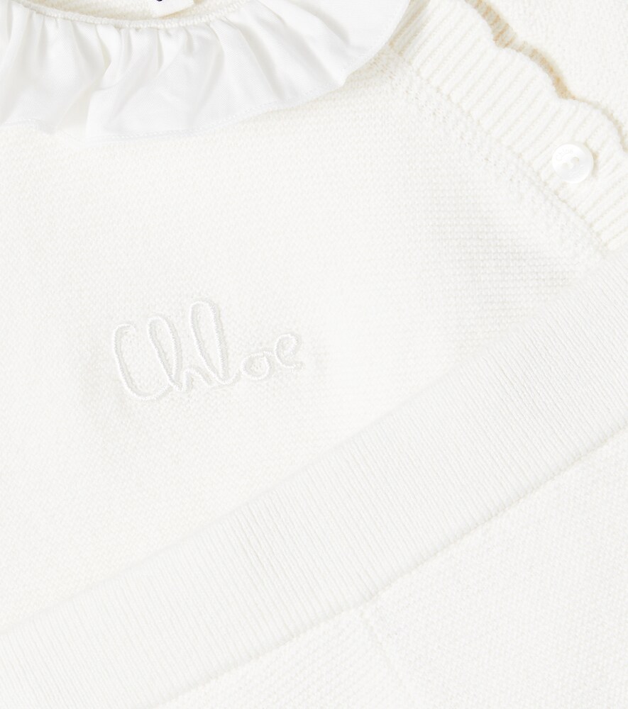  Chloe Kids Chloé Kids Baby Set Aus Pullover Und Hose 