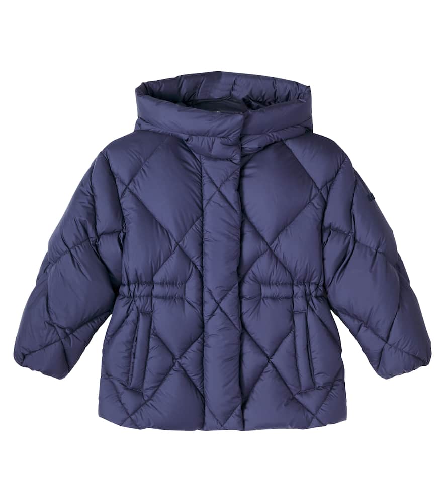 Il Gufo Quilted Down Jacket In Blue