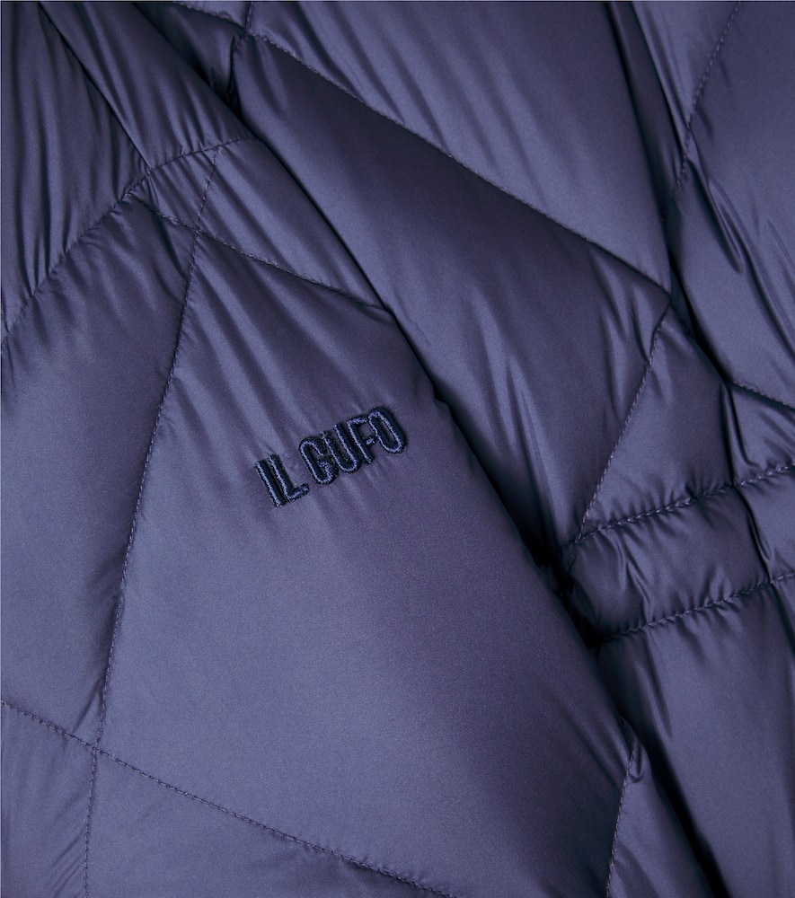 Il Gufo Quilted Down Jacket In Blue