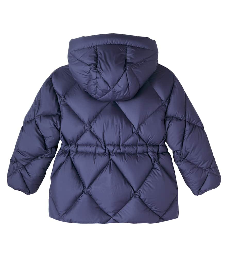 Il Gufo Quilted Down Jacket In Blue
