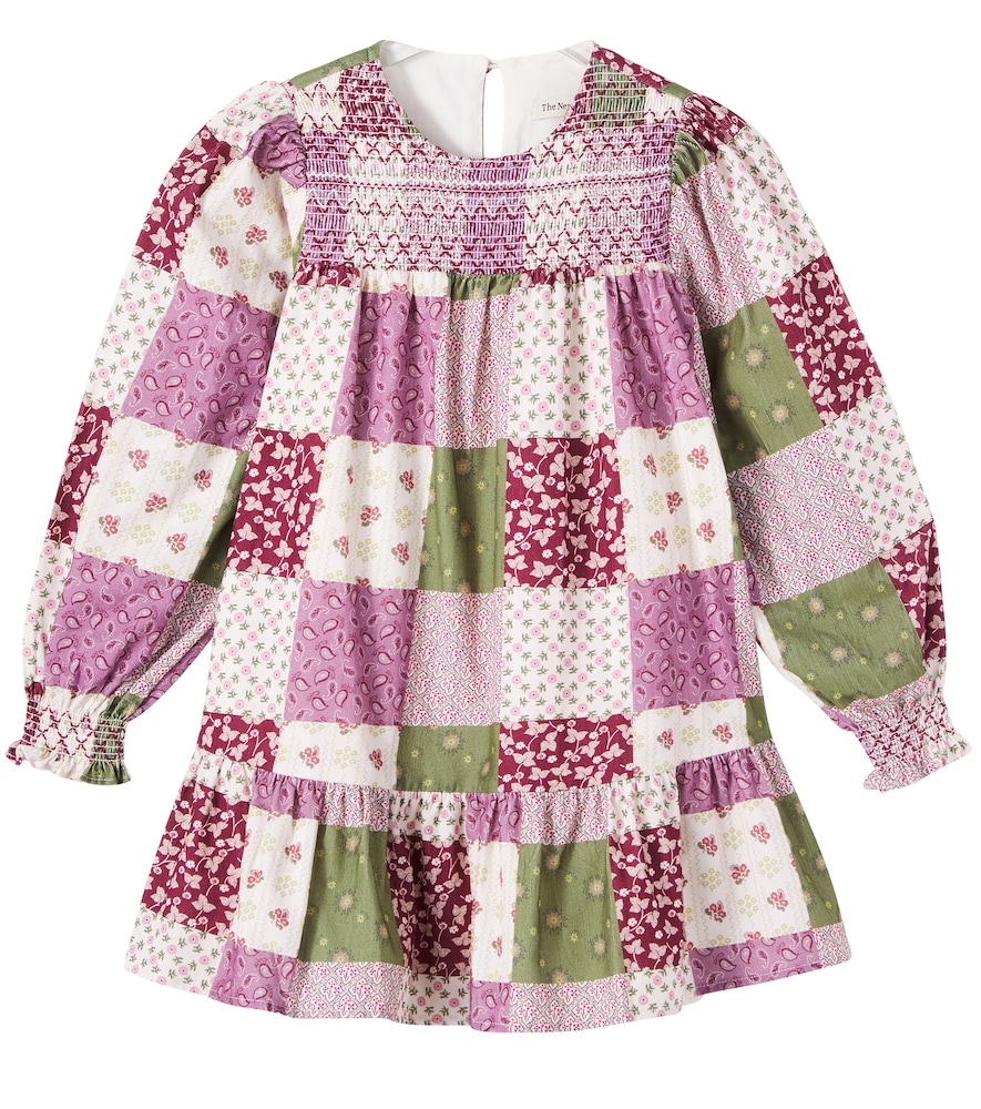 The New Society Melba Patchwork Cotton Corduroy Dress