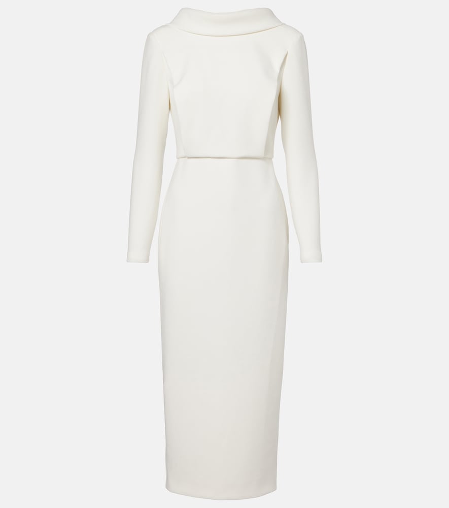 Roland Mouret Crêpe midi dress
